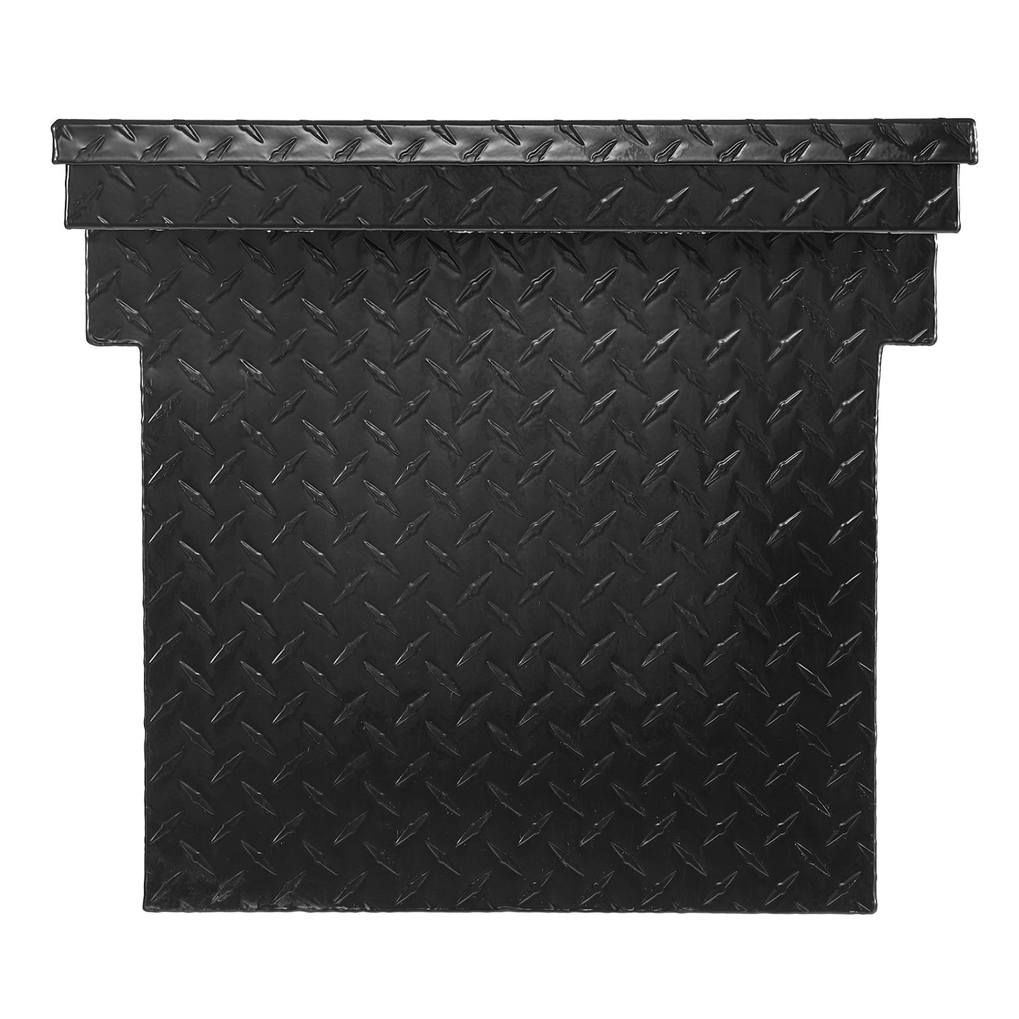 Verktygslåda för Crossover Truck, 69x20x18 tum, Kraftig verktygslåda i aluminium med diamantstruktur, Verktygslåda för pickup-flak, husbilssläpvagn, Vattentät förvaringsorganisatör med lås, nycklar, sidohandtag, svart