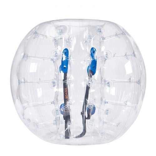 Uppblåsbar Bumper Ball 1-pack, 4FT/1.2M Body Sumo Zorb-bollar för tonåringar och vuxna, 0.8mm tjocka PVC-mänskliga hamsterbubbelbollar för utomhuslek, Bumper Bopper-leksaker för trädgård, gård, park