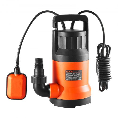Submersible Utility Pump Sump Pump 700W 4148 GPH/15,700 LPH 33 ft/10 m Head Water Pump