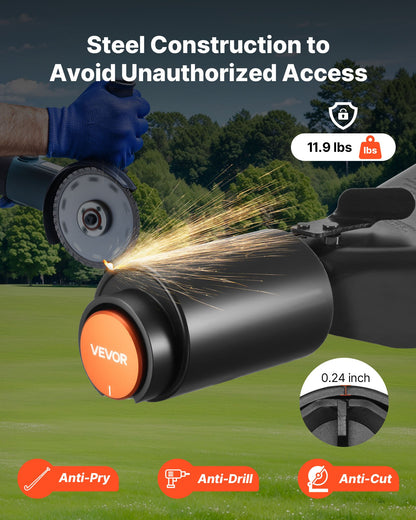 Trailer Lock, Fits 50.6 & 58.6 mm Bulldog Trailer Couplers, Heavy Duty Hitch Lock with 3 Keys Secures Security Chains, Corrision-resistant, Anti-Theft RV Trailer Locks for RV, Trailer, Boat