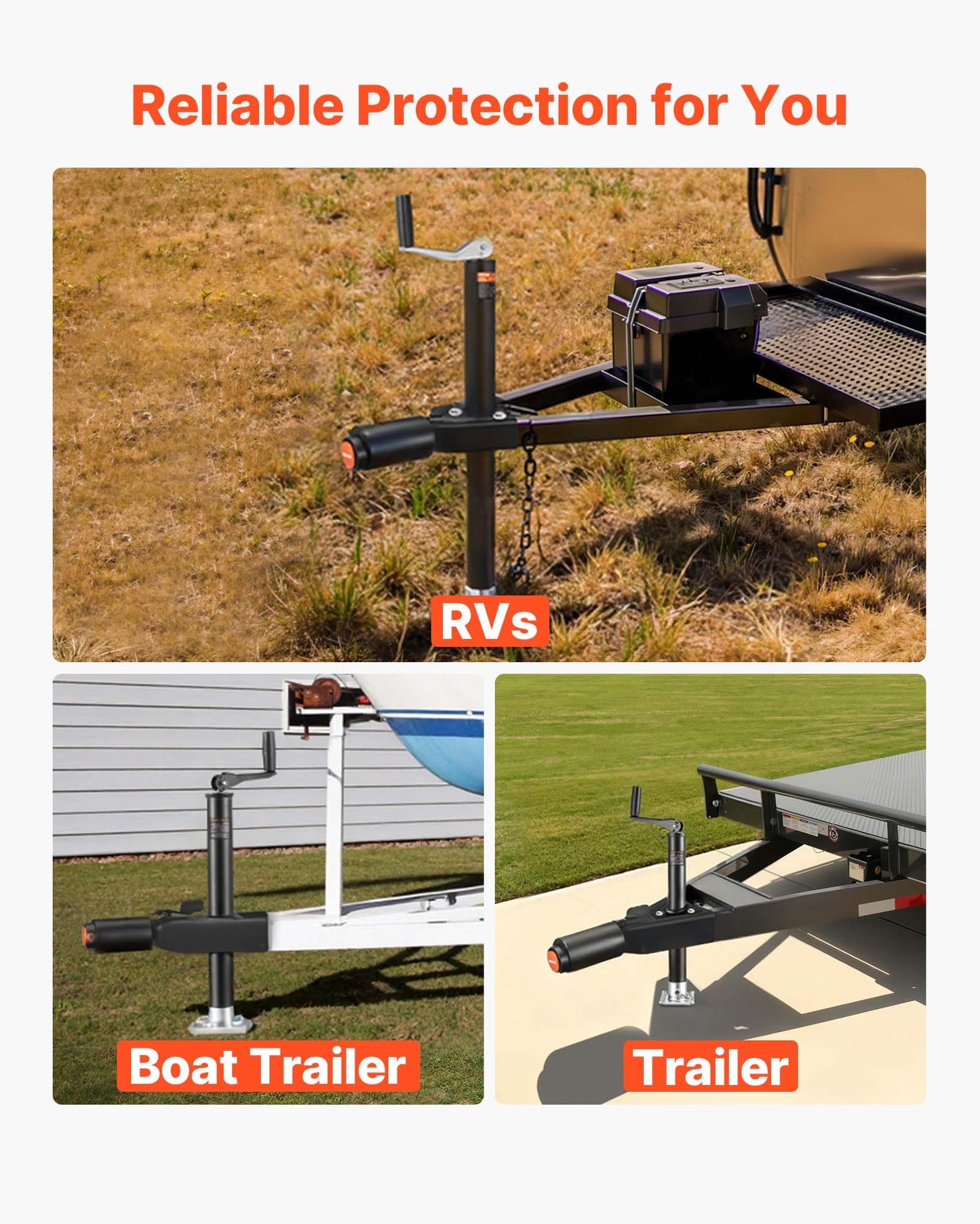Trailer Lock, Fits 50.6 & 58.6 mm Bulldog Trailer Couplers, Heavy Duty Hitch Lock with 3 Keys Secures Security Chains, Corrision-resistant, Anti-Theft RV Trailer Locks for RV, Trailer, Boat