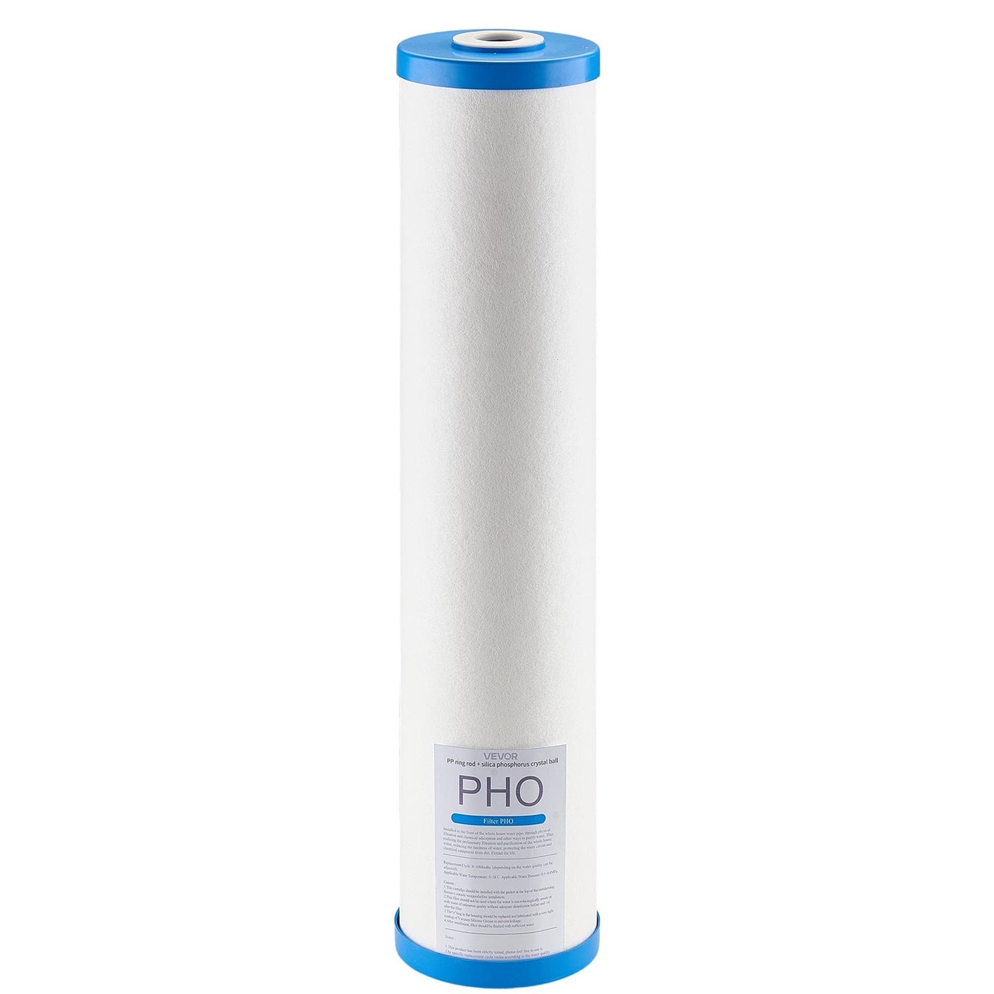 Whole House Water Filter Replacement Cartridge, 4.5"x20"(11x51cm) Polyphosphate Scale Inhibitor Filter for Whole Home Filtration System, Reduce Chlorine, Taste, Odor, Prevent Corrosion