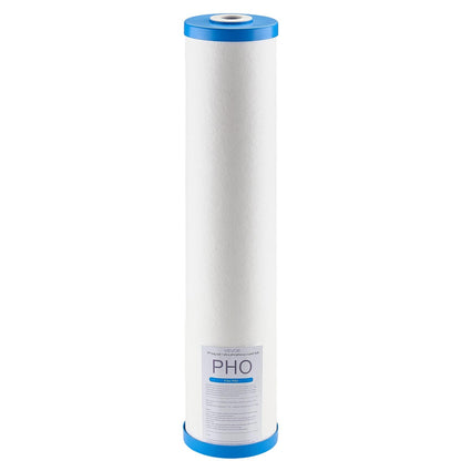 Whole House Water Filter Replacement Cartridge, 4.5"x20"(11x51cm) Polyphosphate Scale Inhibitor Filter for Whole Home Filtration System, Reduce Chlorine, Taste, Odor, Prevent Corrosion
