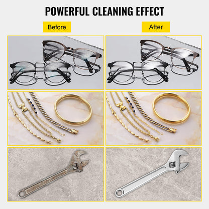 Ultrasonic Cleaner Ultrasonic Cleaning Device Heater Timer 60W