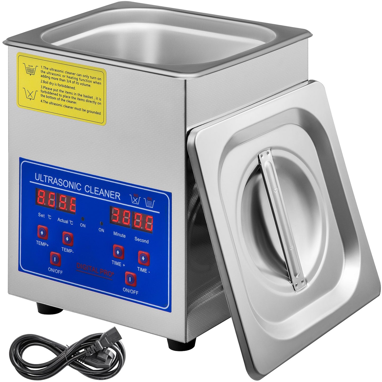 Ultrasonic Cleaner Ultrasonic Cleaning Device Heater Timer 60W