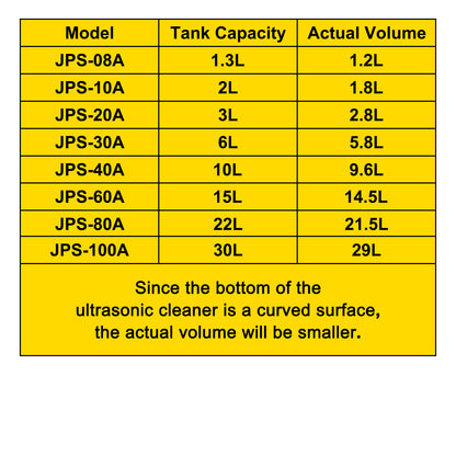 Ultrasonic Cleaner Ultrasonic Cleaning Device Heater Timer 60W