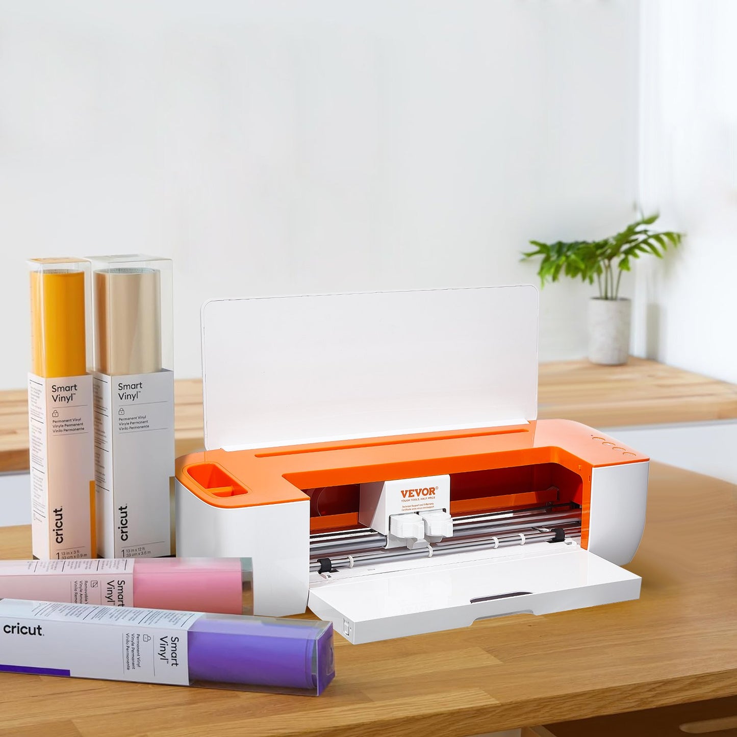 Vinyl Cutter Machine, Bluetooth Connectivity DIY Cutting Machine, Compatible with iOS, Android, Windows and Mac, Massive Designs Included, for Creating Customized Cards, Home Decor