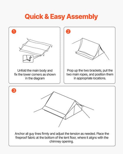 Campingtält, 2-personers stugtält med spisuttag, vattentäta vintertält med ventilation, lätta och bärbara 4-säsongers tält för vandring, fiske, jakt, ryggsäcksresor