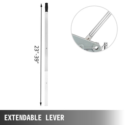 Wire Rope Puller 1.6T/1587.6 kg Capacity Hand Winch Rope 2011.7 cm Grip Puller Manual Wire Rope Puller Heavy Duty Wire Rope Grip Puller Hoist Pulling Towing Equipment for Indoor and Outdoor Use