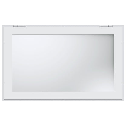 Concession Window for Food Truck, 36"x24" Aluminum Alloy Service Window, Up to 85 Degrees Serving Window with 2 Sliding Windows & Awning Door & Drag Hook, for Food Truck Concession Trailer