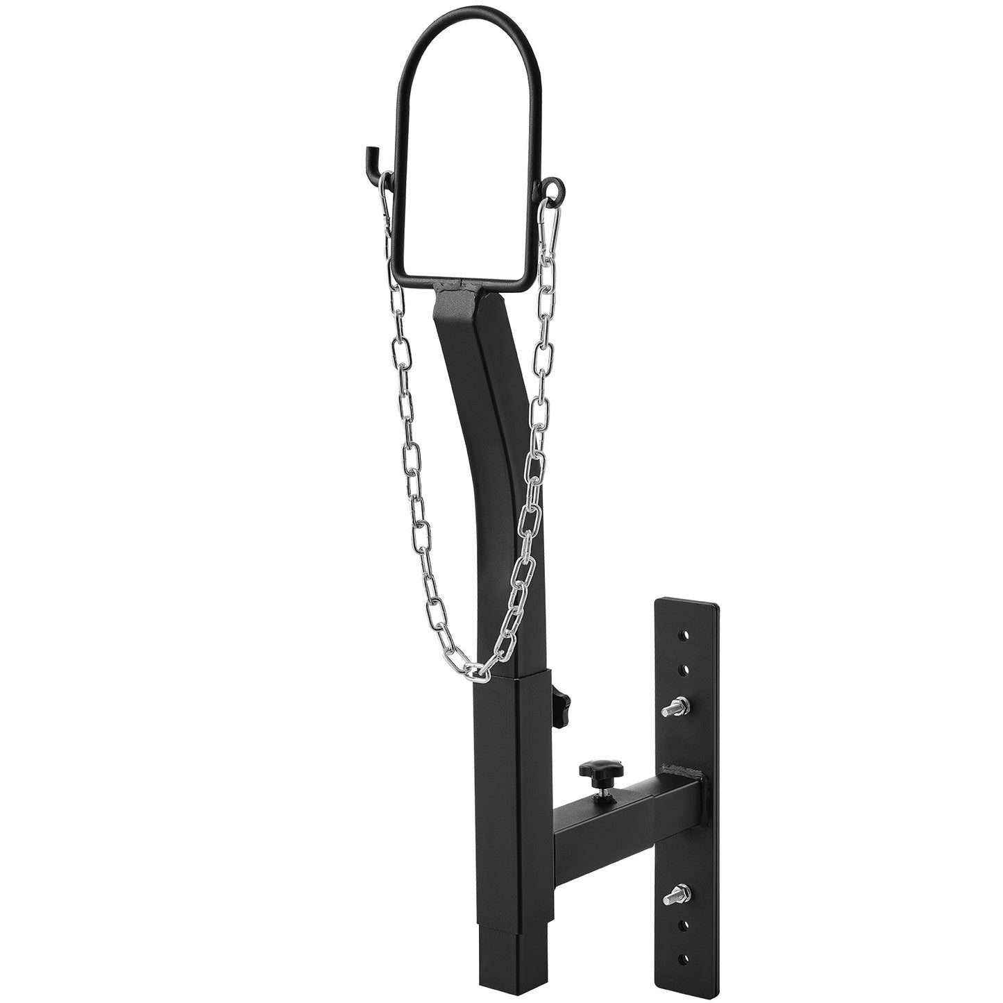 Livestock Trimming Stand, Goat & Sheep Stand 9.37-12.8 inch Adjustable Height 0-5.4 inch Width, Metal Goat Milking and Shearing Stand Attachment Nose Loop Headpiece, Black