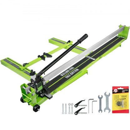 Tile Cutter 47-Inch Manual Tile Cutter 1.4-Inch Tile Cutting Machine Ceramic Porcelain Tile Cutter with Laser Guide All-Steel Frame and Bonus Spare Cutter Wheels Tile Cutter Hand Tool