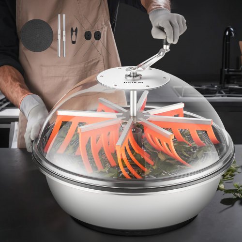 Bud Leaf Bowl Trimmer, 600 mm Manual Bud Trimmer, with Sharp Stainless Steel Blades, Visual Cutting, Wet & Dry Hydroponic Cutting Machine, Twisted Spin Cut for Plants Leaves Buds Flowers