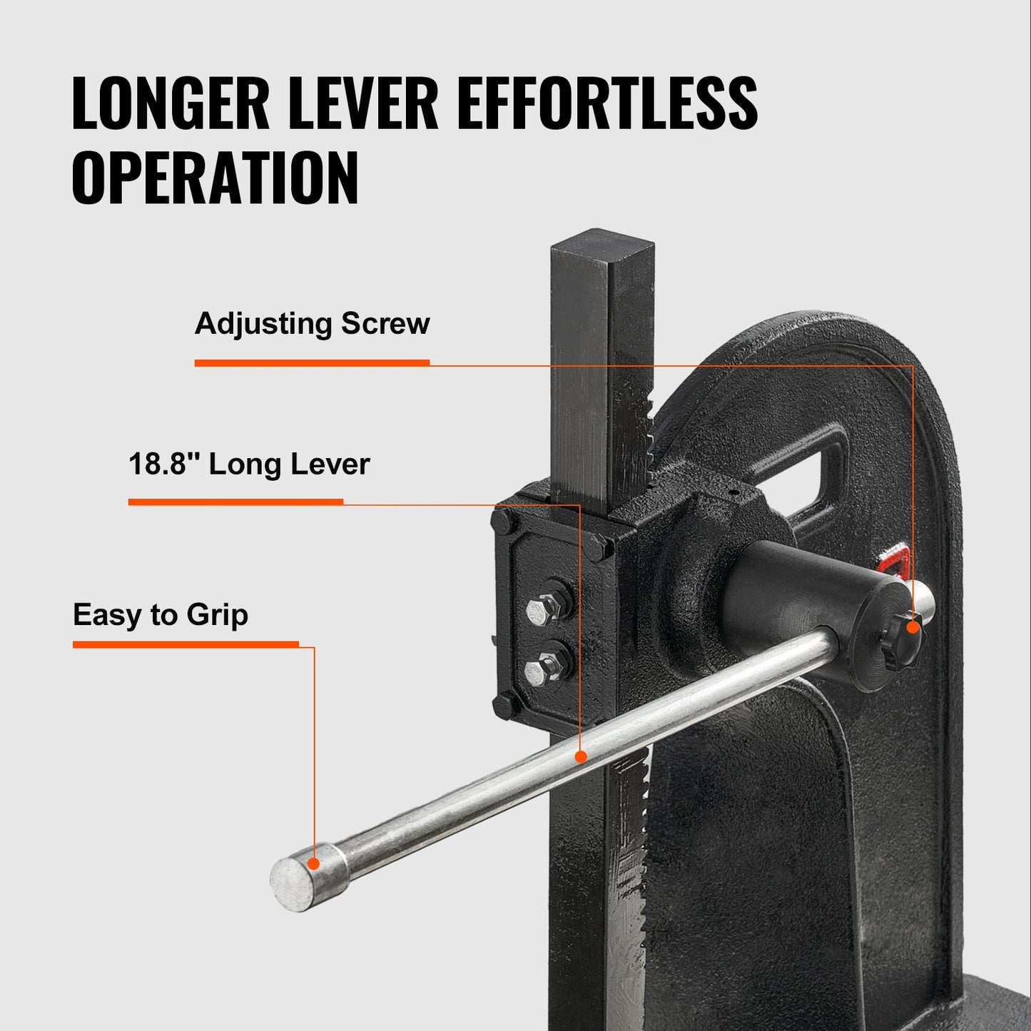 Vinkelpress, 3 tons manuell vinkelpress, 310 mm maximal höjd, gjutjärn, kraftig manuell bordsvinkelpress, precisionshandpress för stansning, bockning, sträckning, formning