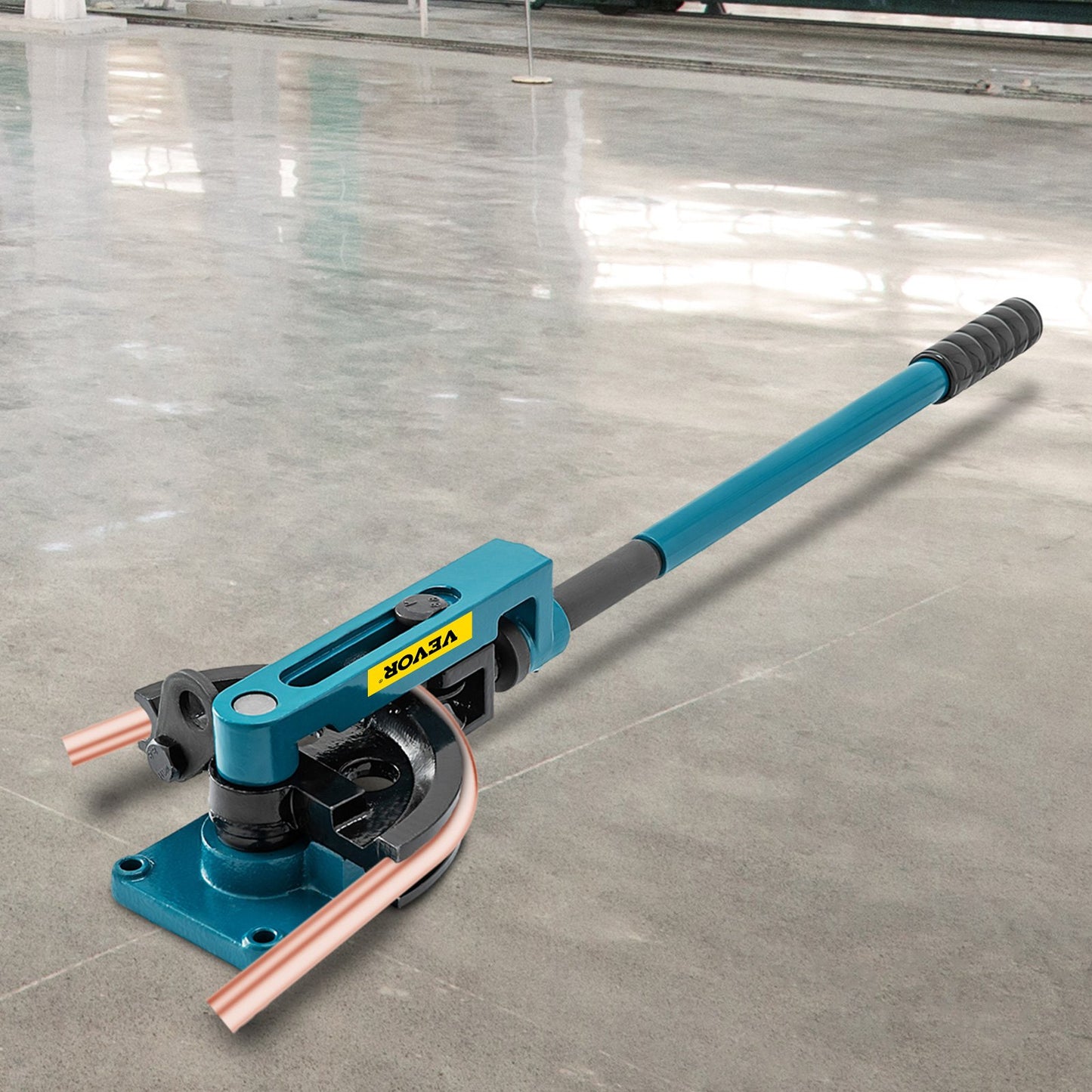 Pipe Bender 3/8 to 1 Inch Pipe Tubing Bender Tube Bender 10 to 25mm Bending Formers Pipe Bender Set 7 Round Dies Size for Copper Brass Aluminum Stainless Steel Pipe