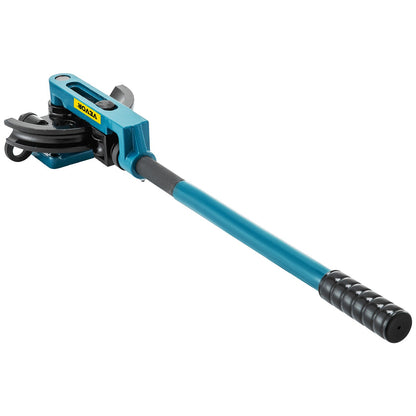 Pipe Bender 3/8 to 1 Inch Pipe Tubing Bender Tube Bender 10 to 25mm Bending Formers Pipe Bender Set 7 Round Dies Size for Copper Brass Aluminum Stainless Steel Pipe