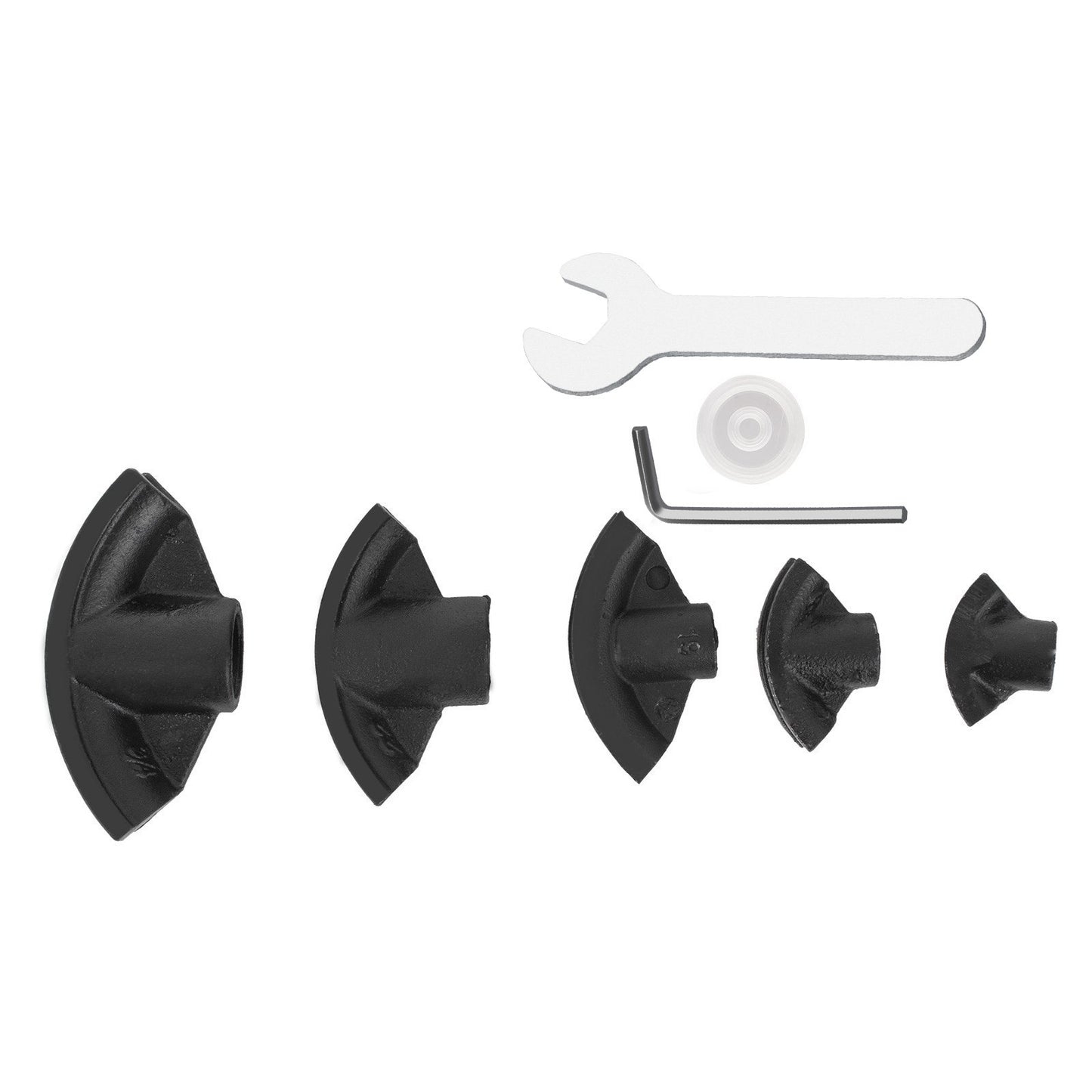 Manual Hydraulic Pipe Tube Bender Machine 10 Ton Manual Hydraulic Tube Bending Machine 6.4–25.4 mm Diameter 6 Dies for Heating and Piping Construction