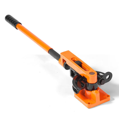 Pipe Tube Bender, 9.5mm to 25.4mm OD Manual Pipe Tube Bender with 7 Bending Dies, 180° Copper Aluminum Pipes Bending Tools for HVAC Air Conditioning Refrigerator Auto Repair