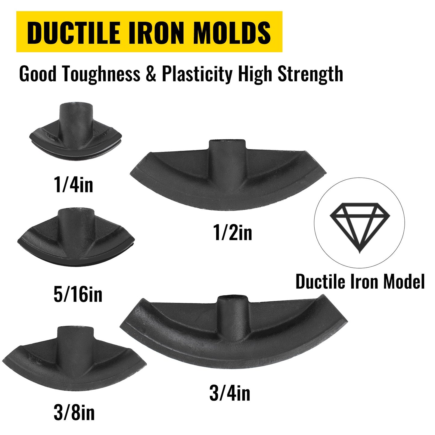 Manual Pipe Bender Plumbers Tool 16T, Pipe Bending Machine 1/2-2 Inch, Pipe Bending Pipe Bending Machine Ø22mm-Ø60mm, Bender Tube Bender Machine Tube Bender for Heating and Piping Construction