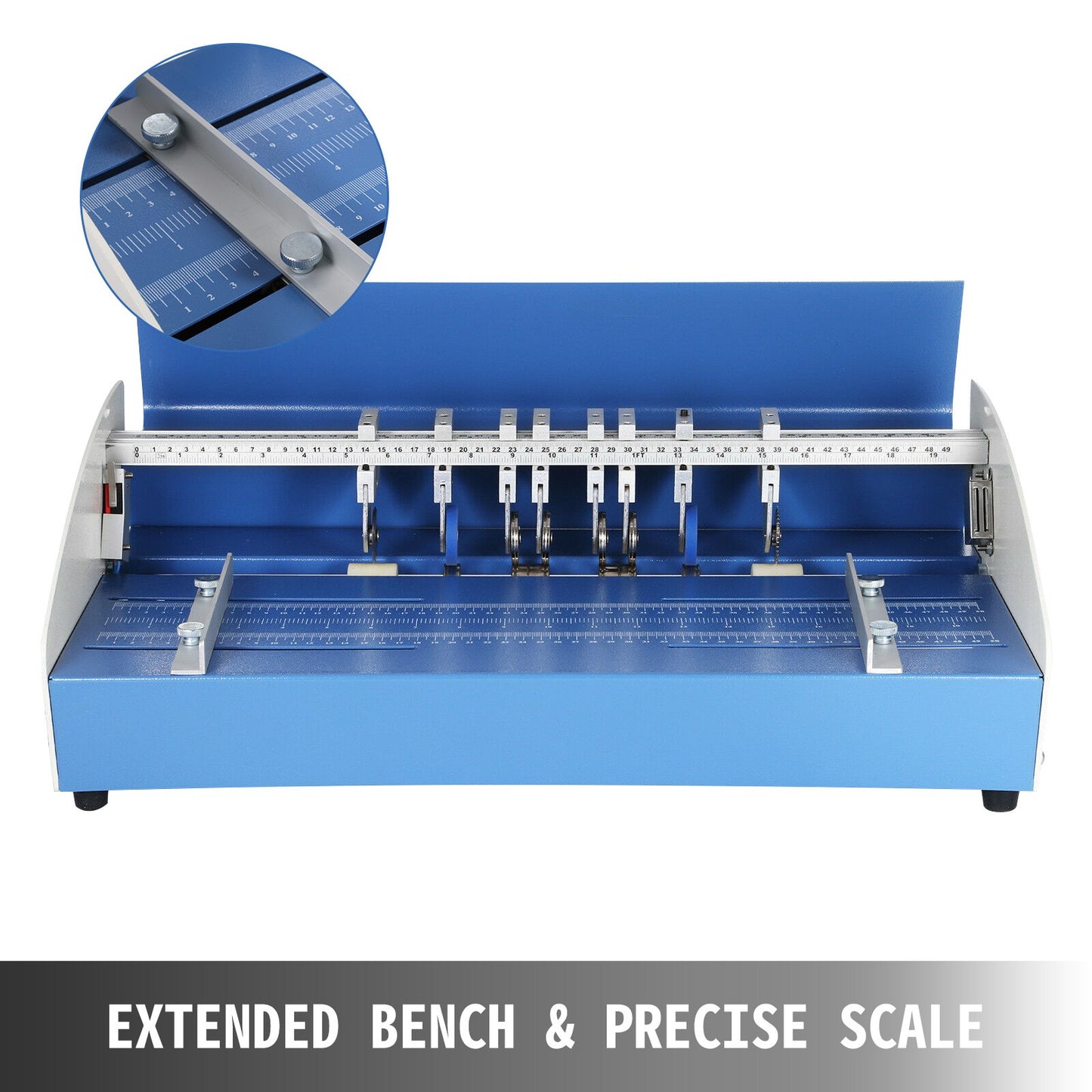 20.5" 520mm Electric Creasing Machine 3 in 1 Paper Creaser Perforating Scoring Hevay Duty Metal Electric Creaser for Paper Card Book Scoring