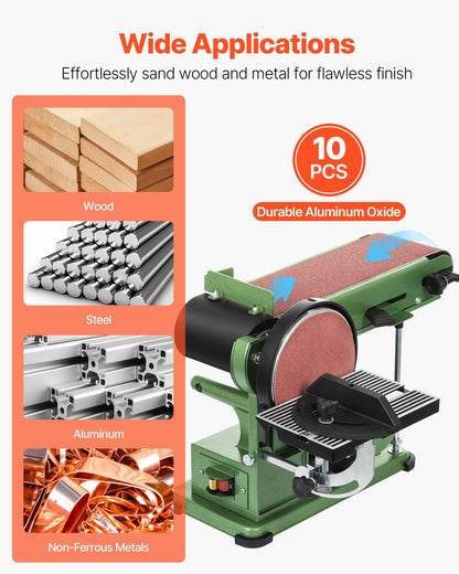 Slipband, 152 mm x 1219 mm bandslipband, 10 st 80 grit aluminiumoxid för träbearbetning, stål, aluminium, icke-järnmetaller