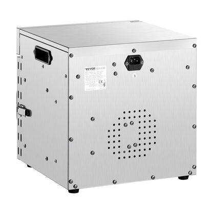 Food Dehydrator Machine, 8 Stainless Steel Trays, 400W Electric Food Dryer with Adjustable Temperature & 24-Hour Timer, Freeze Dryer for Jerky, Meat, Fruit, Vegetables, Herbs, Dog Treats