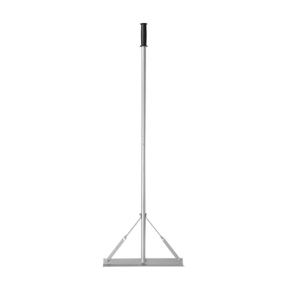 Landscape Rake, 1510 mm Handle 508 mm Wide Head, Large Heavy Duty Aluminum Landscaping Level, Asphalt Rake Tool for Asphalt & Land Leveling, Concrete Paving, Sand Flattening, No Teeth