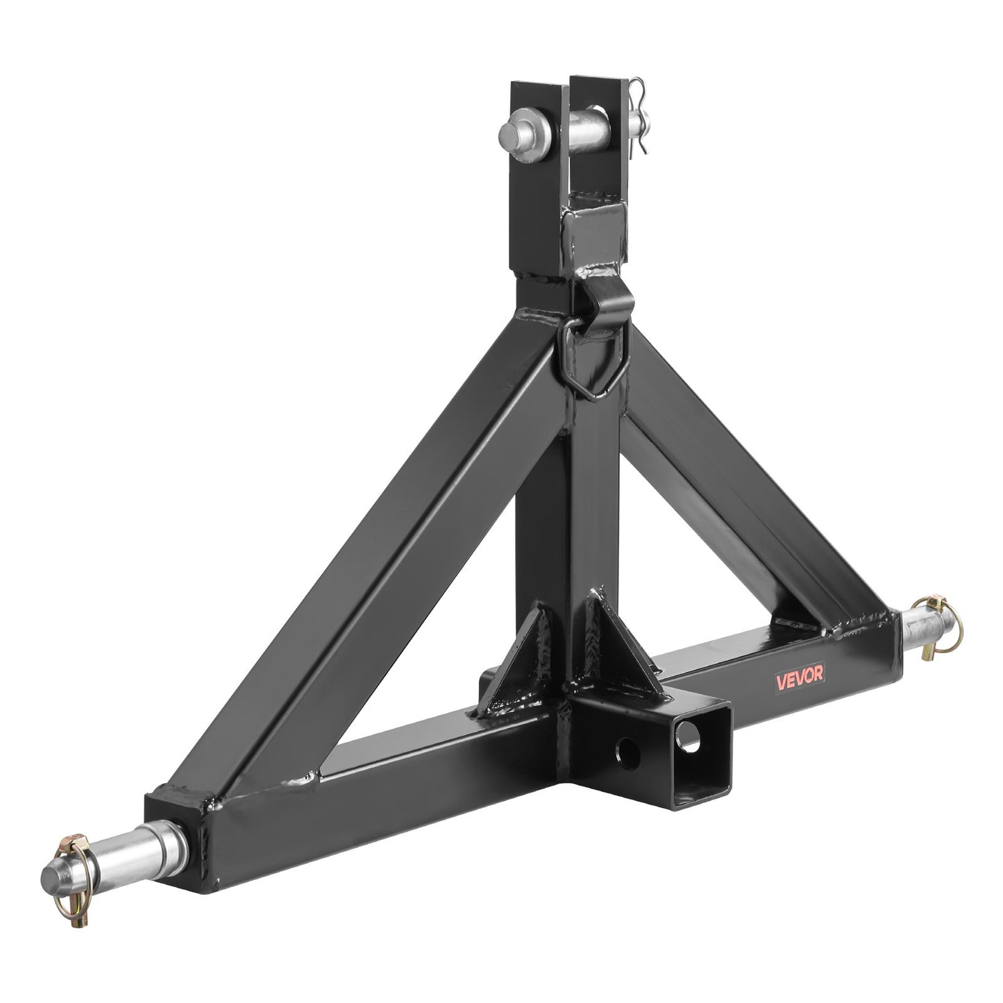 3-punktsfäste med 5 cm fäste, 3-punkts snabbfäste, kapacitet 1,460 kg, dragstångsadapter för kraftig traktor, kompatibel med Kubota, Mahindra, John Deere, Massey Ferguson