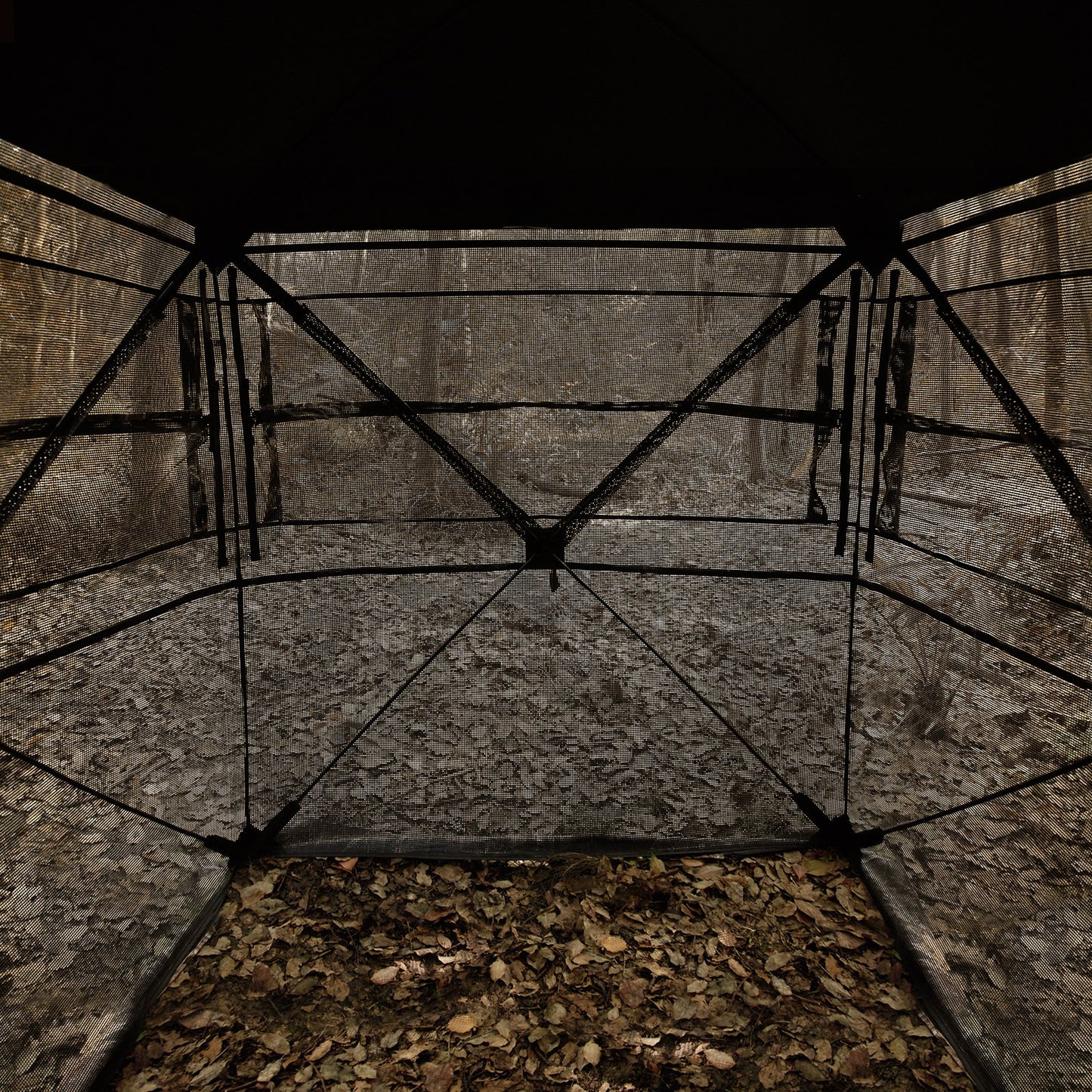 Hunting Blind 270° See Through Ground Blind One-Way Mesh for 2-3 Person