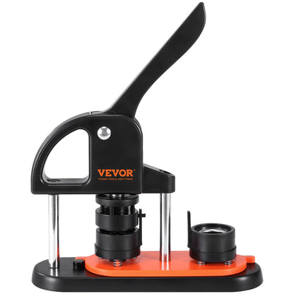 Knappmaskin, 1,25 tum/32 mm nåltillverkare, installationsfri stanspress för märkestryck, barn DIY-presenter Knapptillverkningstillbehör med 500 st knappdelar, cirkelskärare, magisk bok