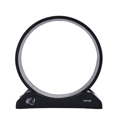 Cat Exercise Wheel, 31.5 in, Large Cat Running Wheel with Secure Brake & Carpeted Runway, Quiet Operation Cat Treadmill, Indoor Cats Exerciser Wheel for Pets Weight Loss & Health Black