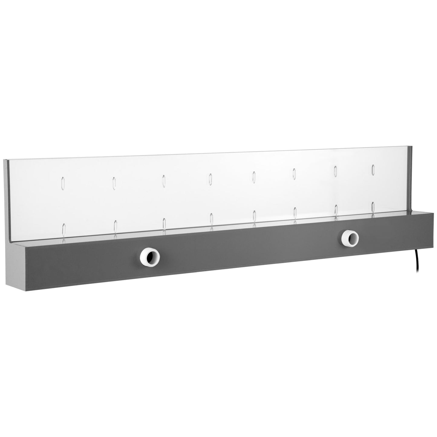 Fontänutlopp 36,2x3,2x8,1 tum, poolvattenfallsfontän 17 färger LED, poolvattenfallssats med fjärrkontroll, poolutlopp massiv akryl poolvattenfall för trädgårdsdamm, simbassäng, fyrkantig