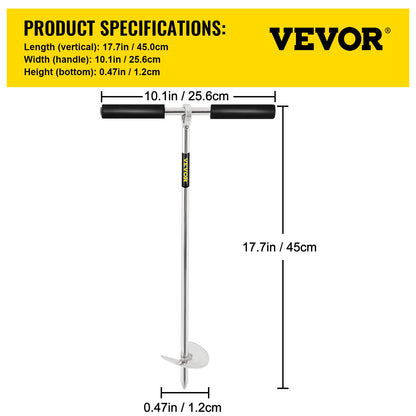 Sandankare, 18" längd skruv till stranden och sandbanken, 316 rostfritt stålsskruvankare med avtagbart handtag, elastisk lina och bärväska, för vattenskoter, pontonkajak