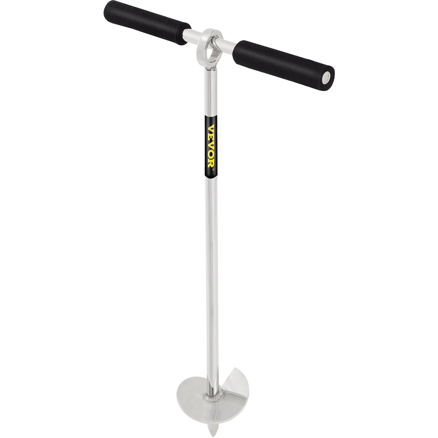 Sandankare, 18" längd skruv till stranden och sandbanken, 316 rostfritt stålsskruvankare med avtagbart handtag, elastisk lina och bärväska, för vattenskoter, pontonkajak