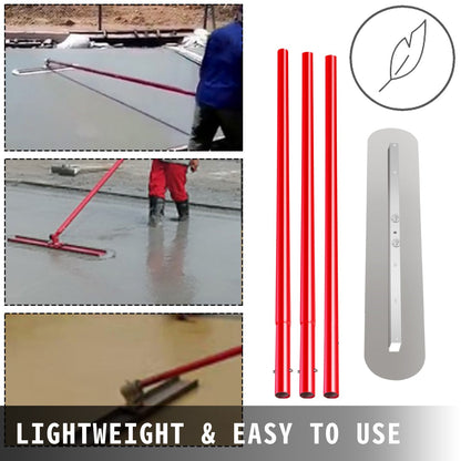 Bull Float Manganese Steel Concrete Float 900x200mm, Concrete Float Tool Cement Tool Bull Concrete Kit Bull Pool Float Bull Float Handle Bull Float Bracket Concrete Tool Finishing Bull Float