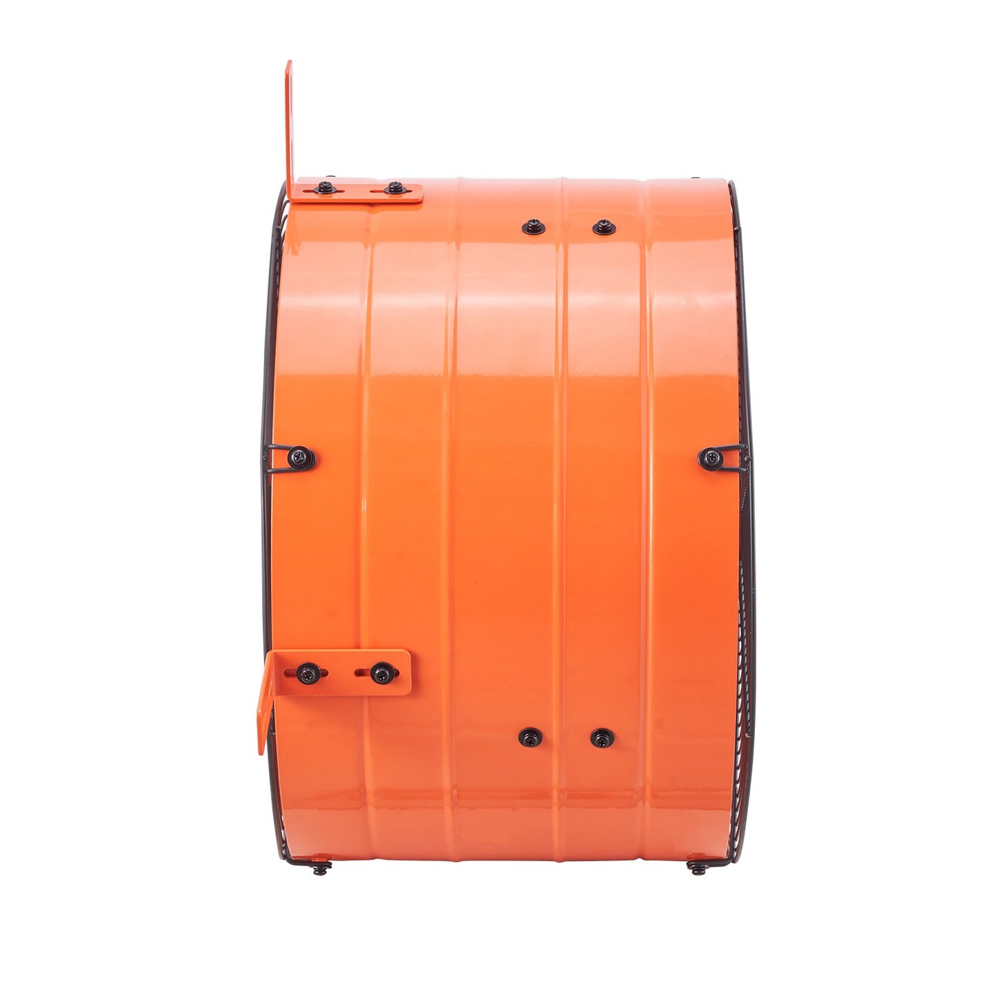 Gable Mount Fan, 16 Inch Attic Exhaust Fan with Adjustable Thermostat & Outer Mesh, 2940 CFM House Ventilator Cools Up to 4200 Sq.Ft, Quiet Ventilation for Roof, Garage & Shop, Vibrant Orange