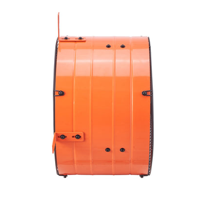 Gable Mount Fan, 16 Inch Attic Exhaust Fan with Adjustable Thermostat & Outer Mesh, 2940 CFM House Ventilator Cools Up to 4200 Sq.Ft, Quiet Ventilation for Roof, Garage & Shop, Vibrant Orange