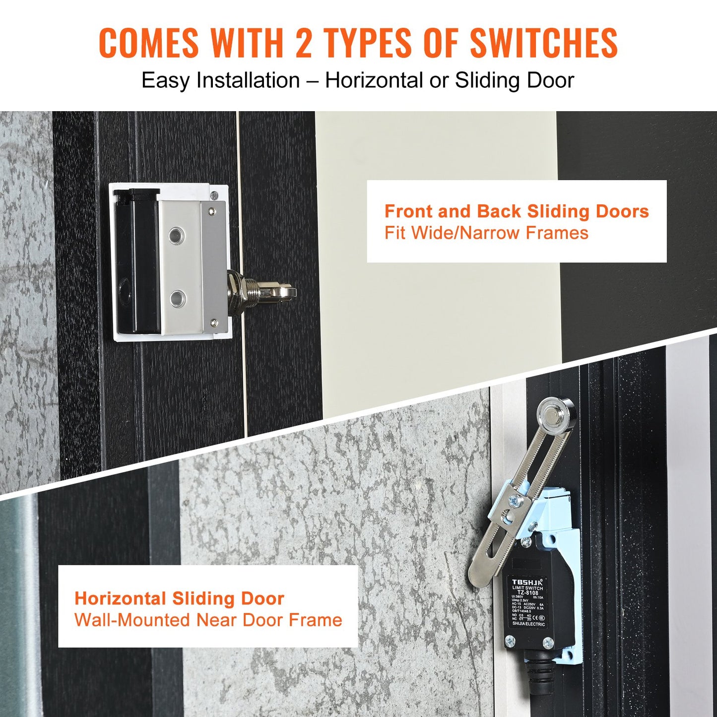 1.2m Commercial Indoor Air Curtain Super Power 2 Speeds 2802m³/h, UL Certified Wall Mounted Air Curtains for Doors, Indoor Over Door Fan with Heavy Duty Limit Switch, Easy-Install Unheated