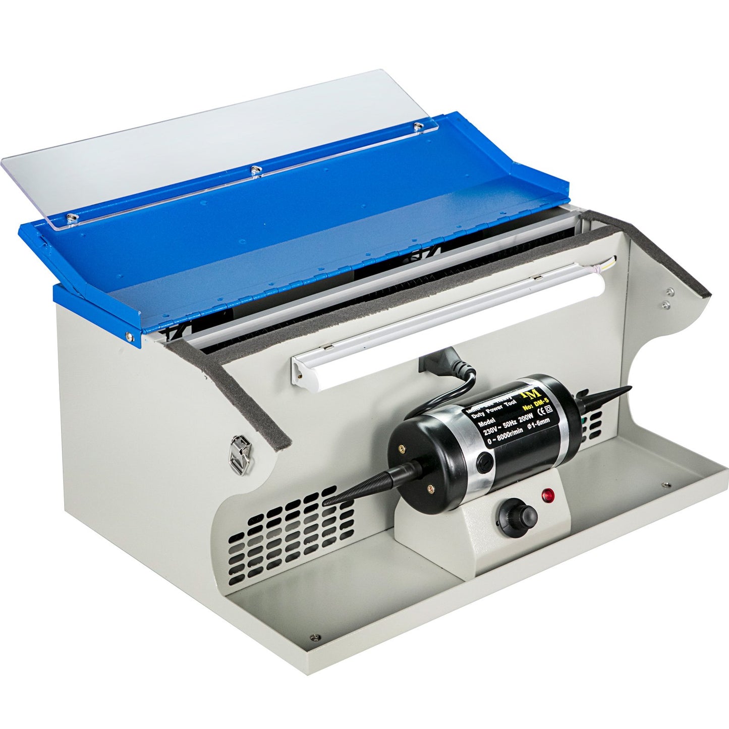 Smyckespoleringsmaskin Poleringsmaskin Bänkmodell för smyckespolering Dammsamlare Polering Bordsmodell för smyckesbuffert Poleringsmaskin med lätt poleringsmaskin