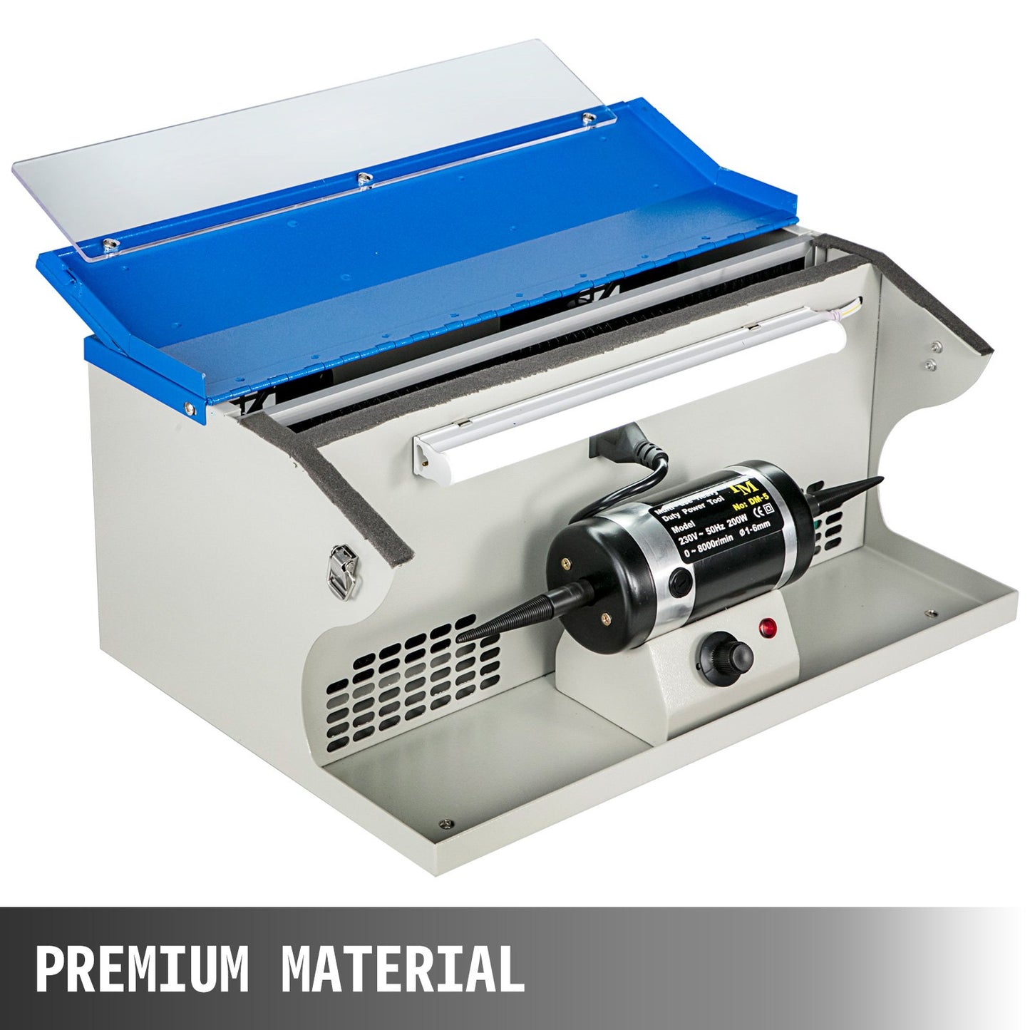 Smyckespoleringsmaskin Poleringsmaskin Bänkmodell för smyckespolering Dammsamlare Polering Bordsmodell för smyckesbuffert Poleringsmaskin med lätt poleringsmaskin