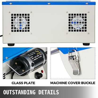 Smyckespoleringsmaskin Poleringsmaskin Bänkmodell för smyckespolering Dammsamlare Polering Bordsmodell för smyckesbuffert Poleringsmaskin med lätt poleringsmaskin