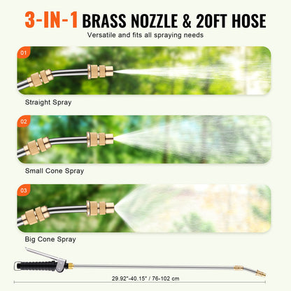 ATV Spot Sprayer, 15.9 Gal/60 L ATV/UTV Broadcast Sprayer with A Nozzle Boom, 12 V Pump Weed Sprayer with Water Tank, 1.9 GPM Flow Rate, Adjustable 0-72 PSI, 20FT Hose, White