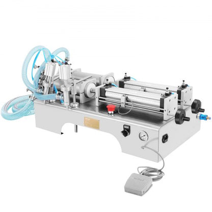 100-1000ml Pneumatic Liquid Filling Machine Two Nozzles Bottle Filler for Liquid Juice Filler for Liquid