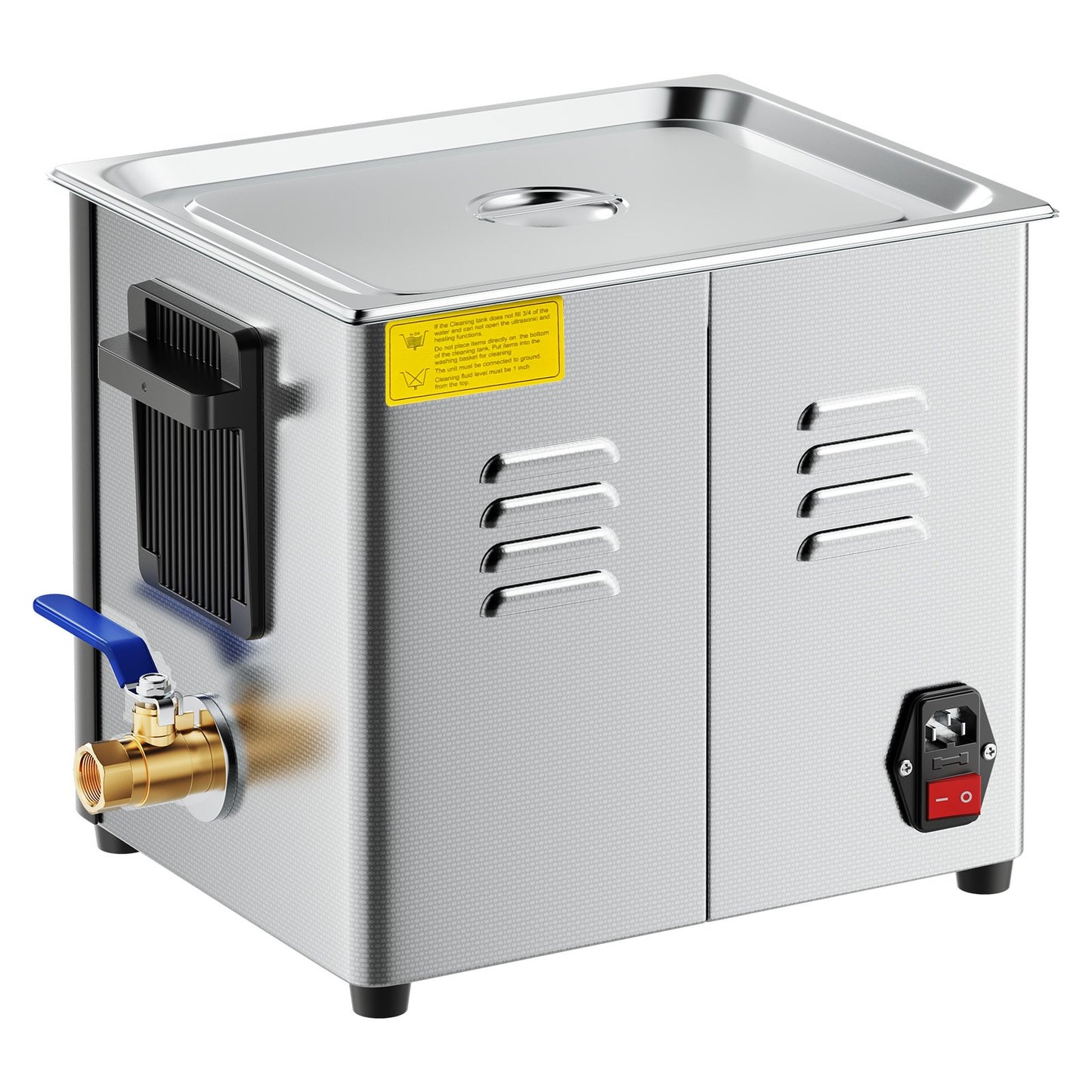 10L ultraljudsrengöring, professionell ultraljudsrengöringsmaskin med rengöringskorg och digital display, 180W rostfritt stål 40kHz rengöringsmaskin för klockor, rakhyvlar, smycken, mynt och mer