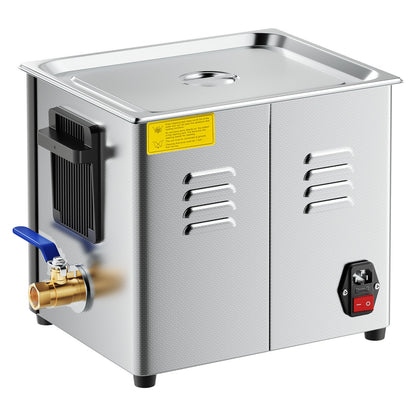 10L ultraljudsrengöring, professionell ultraljudsrengöringsmaskin med rengöringskorg och digital display, 180W rostfritt stål 40kHz rengöringsmaskin för klockor, rakhyvlar, smycken, mynt och mer