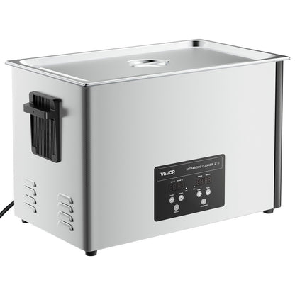30L Ultrasonic Cleaner, Professional Ultrasonic Cleaner Machine with Cleaning Basket & Digital Display, 480W Stainless Steel 40kHz Industrial Cleaning Machine for Parts, Carburetors, Instruments