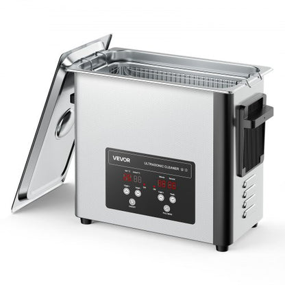 6L Ultrasonic Cleaner, Professional Ultrasonic Cleaner Machine with Cleaning Basket & Digital Display, 120W Stainless Steel 40kHz Cleaning Machine for Watches, Razors, Jewelry, Coins and More