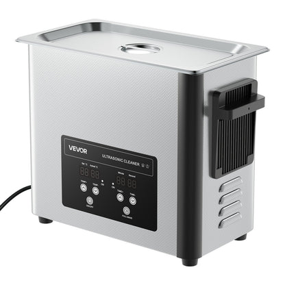 6L Ultrasonic Cleaner, Professional Ultrasonic Cleaner Machine with Cleaning Basket & Digital Display, 120W Stainless Steel 40kHz Cleaning Machine for Watches, Razors, Jewelry, Coins and More