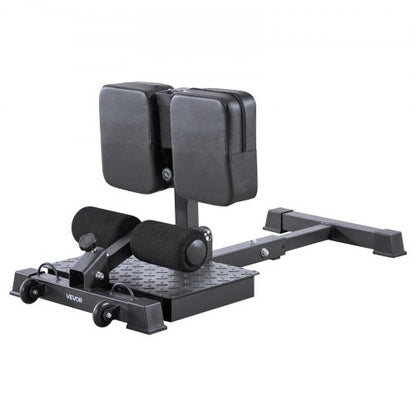 Sissy Squat Machine, Multifunktionell Djup Sissy Squat Bänk för Benmuskelträning, Enkel Uppställning &amp; Hopfällbar Core Midja &amp; Glute Träningsutrustning, Benträningsmaskin för Hemmagym, Svart