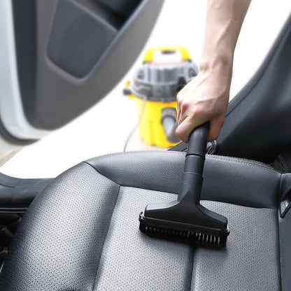 Wet/Dry Shop Vacuum, 10L 2 Peak HP, Efficient Suction & Blower w/ Nozzle,Casters, Portable Shop Vacuum with Attachments, Lightweight Shop Vac Ideal for Carpet, Debris, Pet Hair, Yellow